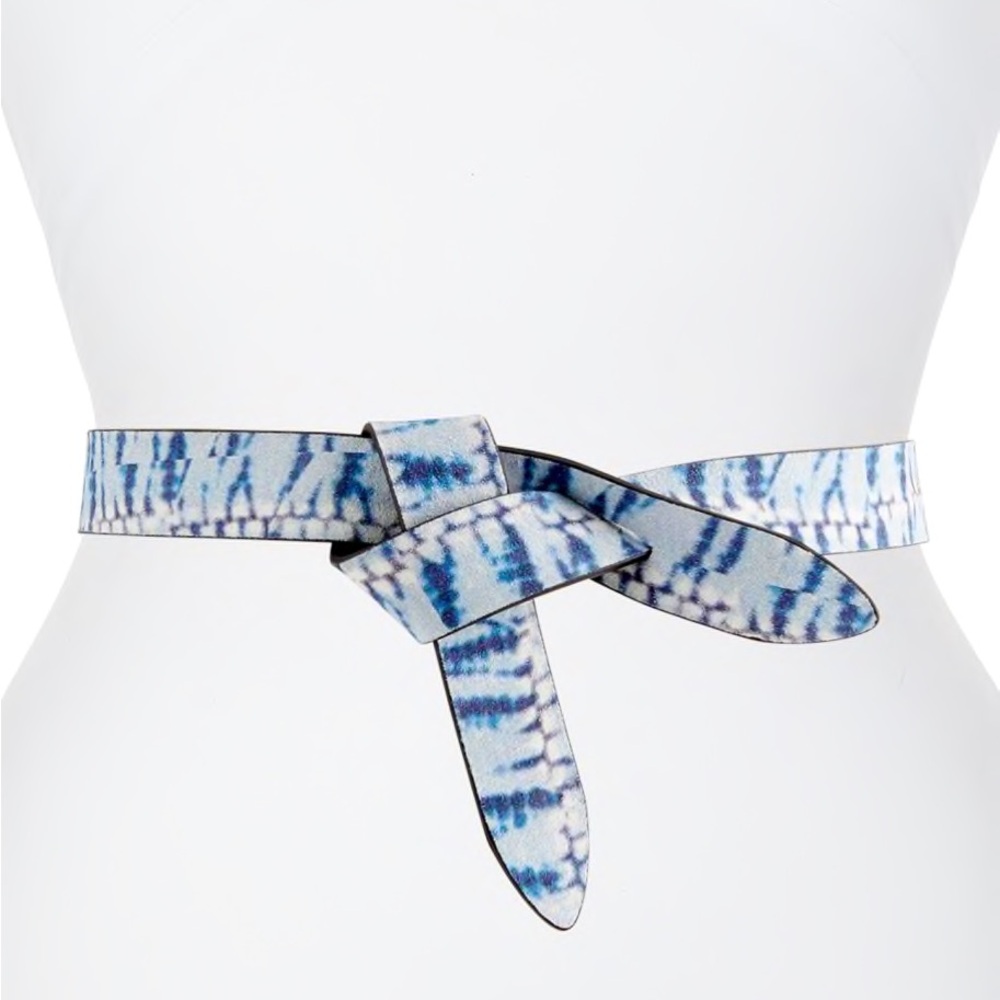 Isabel Marant Lecce Belt. Blue Tie Dye. Never worn.